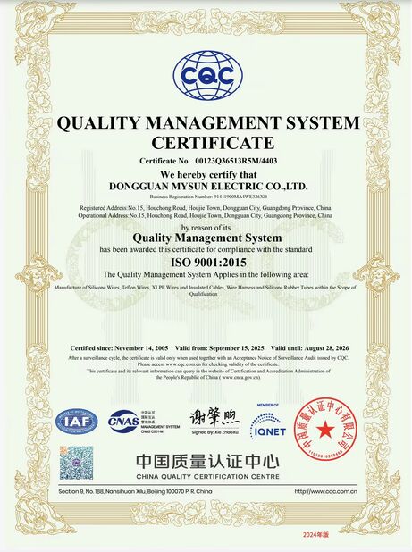 China Shenzhen Mysun Insulation Materials Co., Ltd. certificaten
