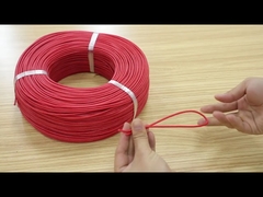 Flexible silicone coated wire UL3135 motor use heat resistance cable blue white yellow brown