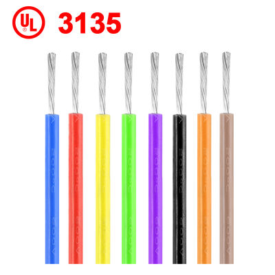 UL758 Standard Silicone Wire with 200°C Temperature Resistance and Tinned Copper Conductor for Home Appliances