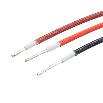 UL3240 Uav van het het Huistoestel van silicone Rubberdraden 600v 200C 20AWG Zwarte Verlichting