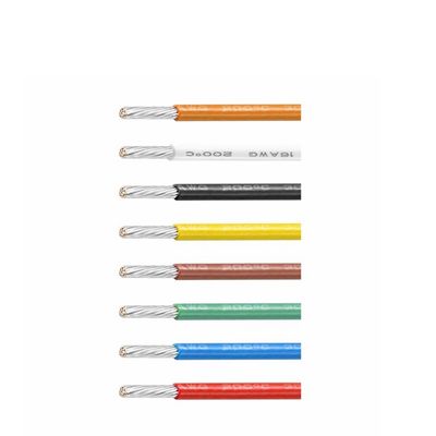 UL1180 PTFE Draad 200C Hittebestendig 12-32 AWG