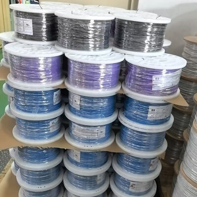 UL3069 Certified 150C Heat Resistance 600V Rated Voltage Silicone Fiberglass Braided Wire in 305m/roll