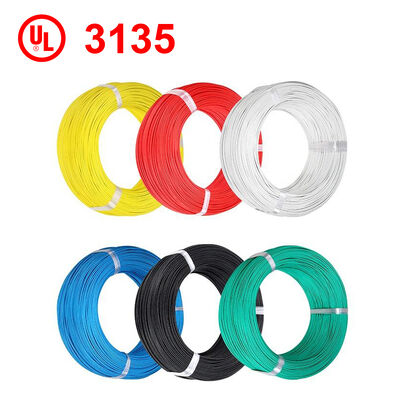 Silicone draad UL3135 600V 200C Hoogtemperatuur elektrische kabel met blik koper voor slimme apparatuur