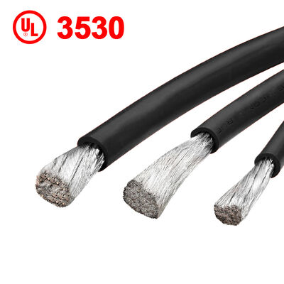 UL3530 Batterijkabel 200C Hoogtemperatuur 600V Nominale Spanning Superzachte siliconen draad voor energieopslag systeem