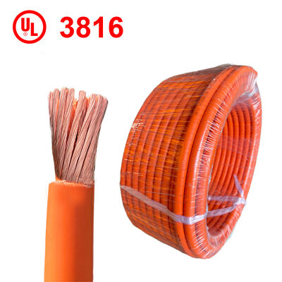 UL3916 XLPE-kabel 3000V 150C geblokkeerde koperen hoogspanningsdraad voor elektrische voertuigen en hoogspanningssystemen