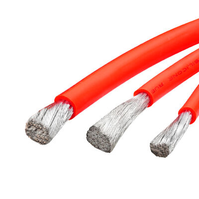 Super Zachte Siliconen Draad Batterijkabel 200C Hoge Temperatuur 600V voor Nieuwe Energiesystemen